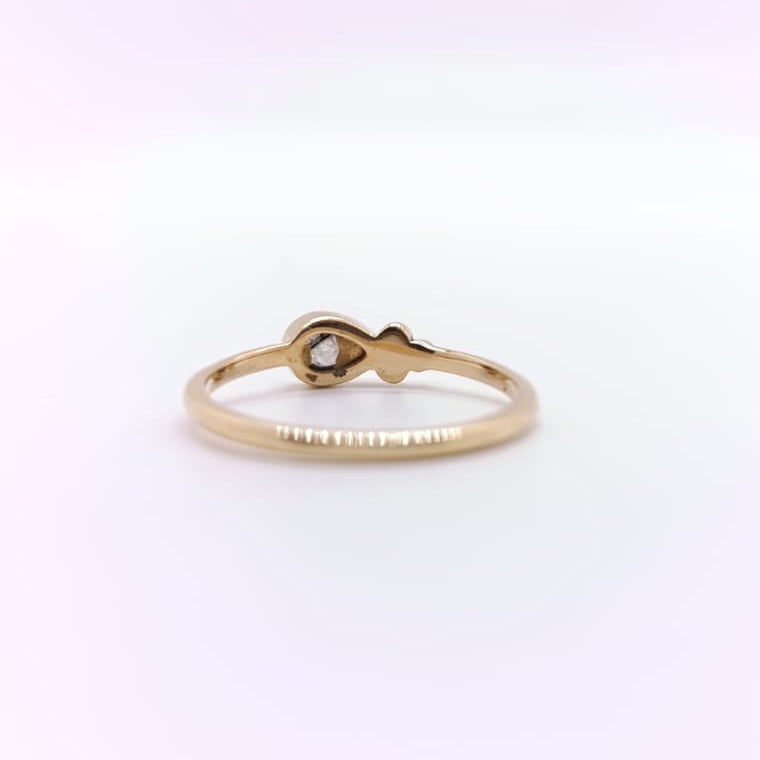 Anillo Trip Chapado en Oro 18k