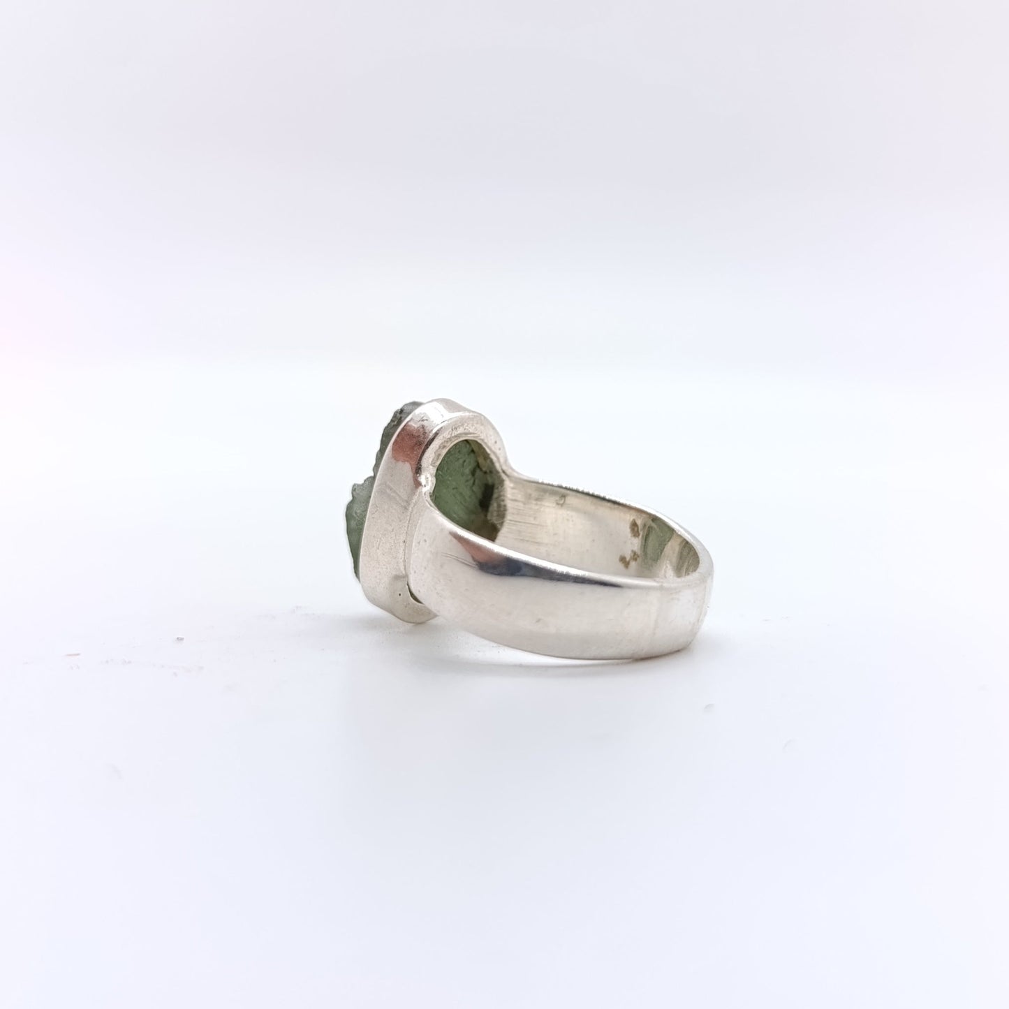 Anillo Moldavita Natural