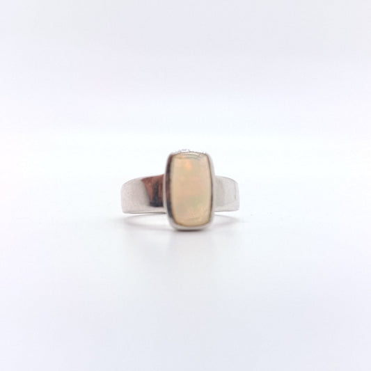 Anillo Opalo Walo Rectangulo Calidad AAA