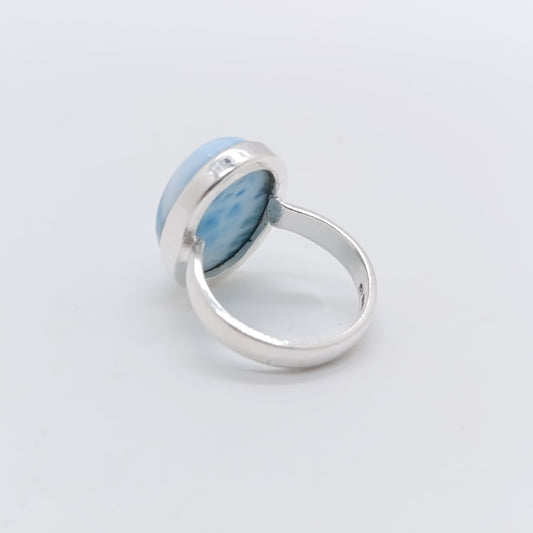 Anillo Larimar Plata Versa