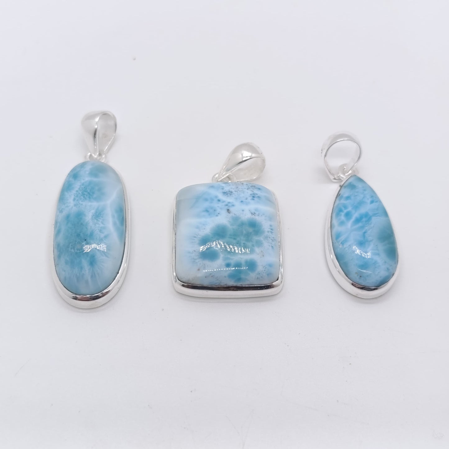 Colgante Larimar Oval