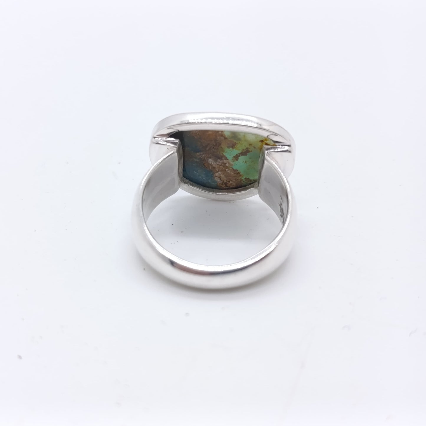 Anillo Ópalo Peruano Hecho a Mano Calidad AAA Plata 925