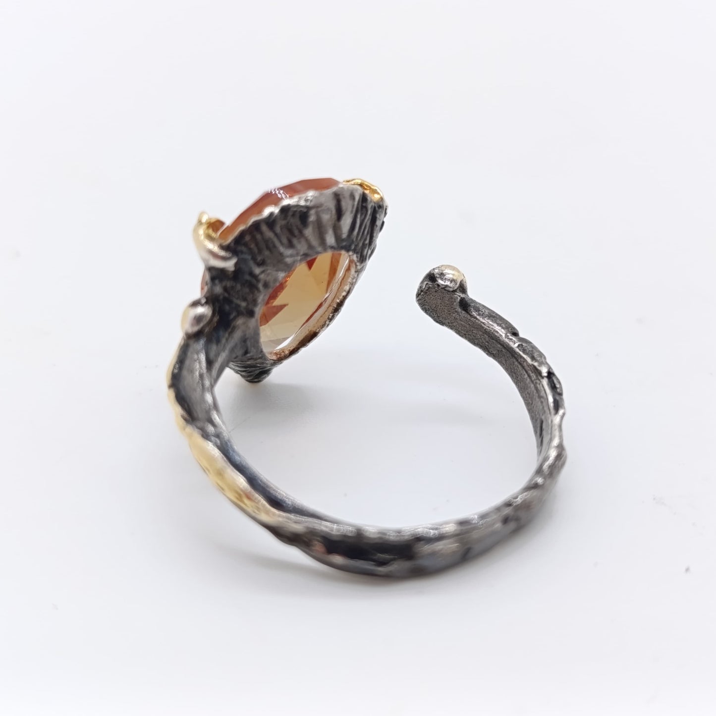Anillo de Plata con Sultanita Abierto