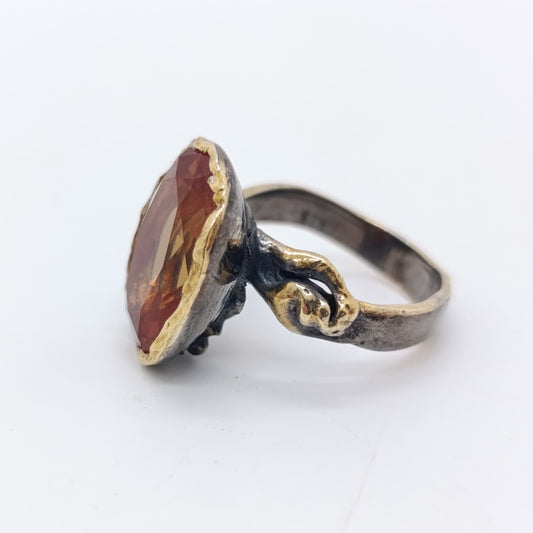 Anillo de Plata con Sultanita Huella