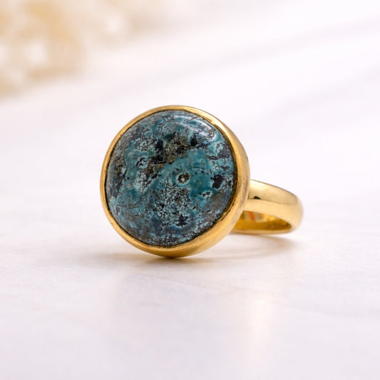 Anillo Turquesa Redondo