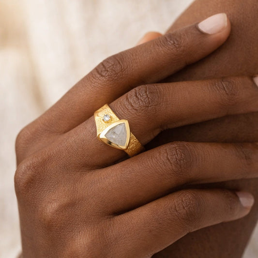 Anillo Trillion Gemas Naturales