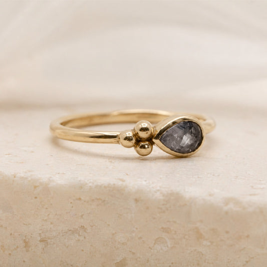 Anillo Trip Chapado en Oro 18k