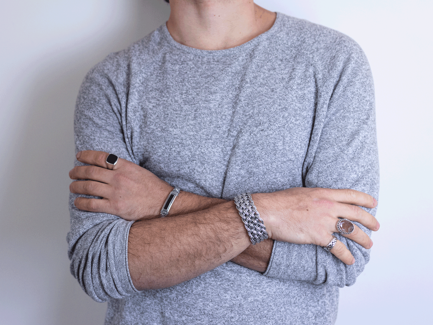 Pulsera Eddy - Plata Luz