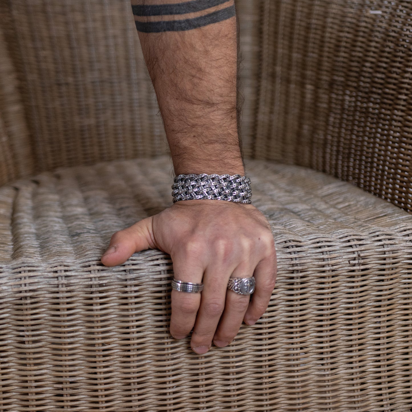 Pulsera Eddy - Plata Luz