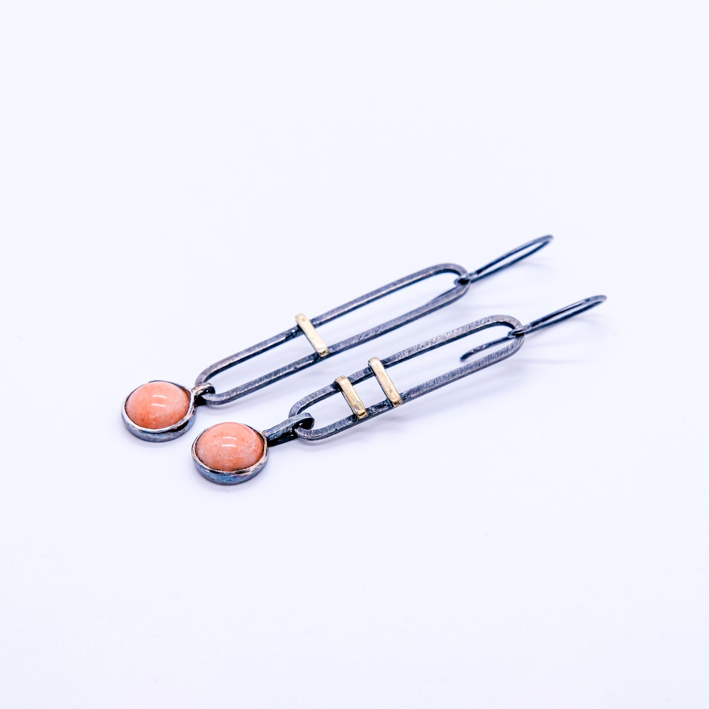 Pendiente Preticor Plata 925 Oscurecido con Bronce