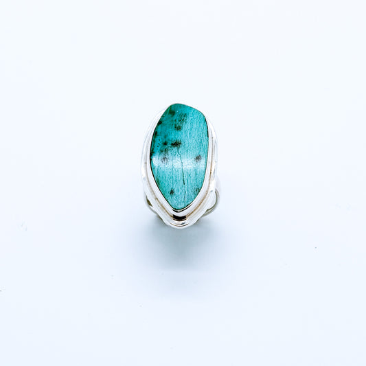 Anillo Turquesa Firgun Plata 930 Fairmined
