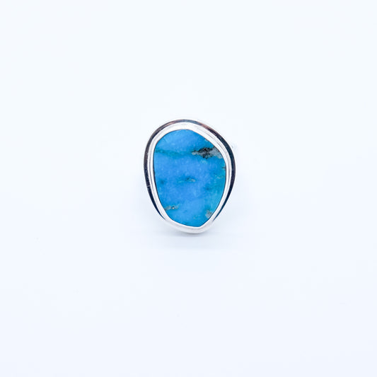 Anillo Turquesa Príncipe Plata 930 Fairmined