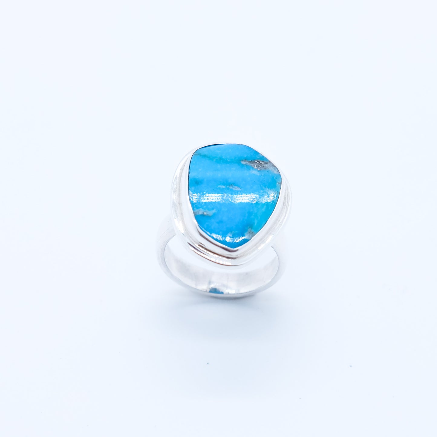 Anillo Turquesa Príncipe Plata 930 Fairmined