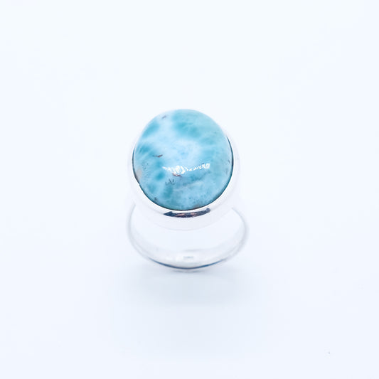 Anillo Sukhi Larimar Natural Plata 925