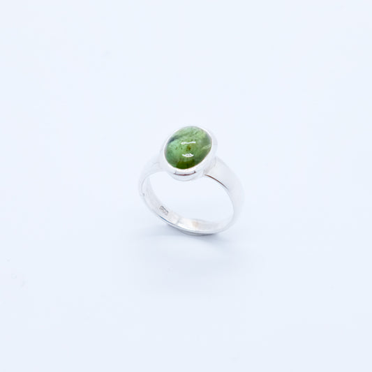 Anillo KoiNoYokan Turmalina Verde Plata 930 Fairmined