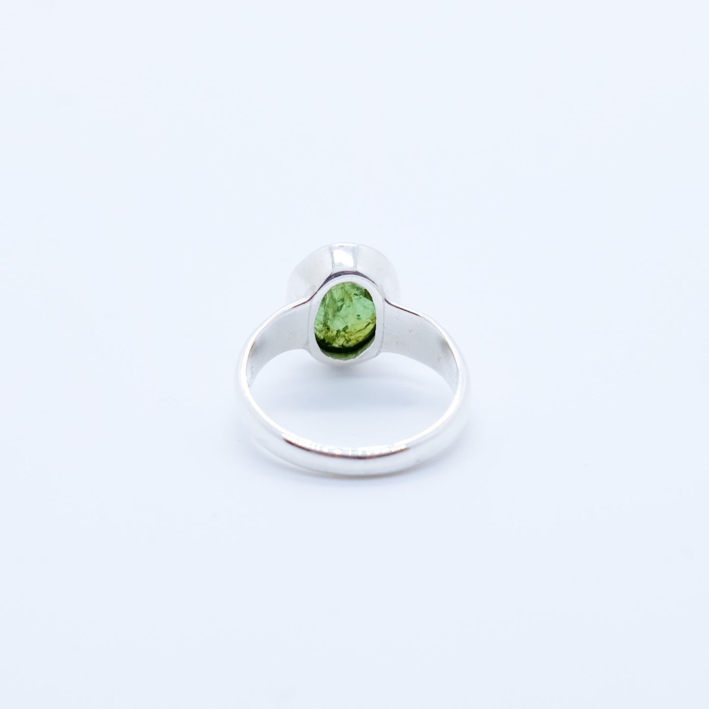 Anillo KoiNoYokan Turmalina Verde Plata 930 Fairmined
