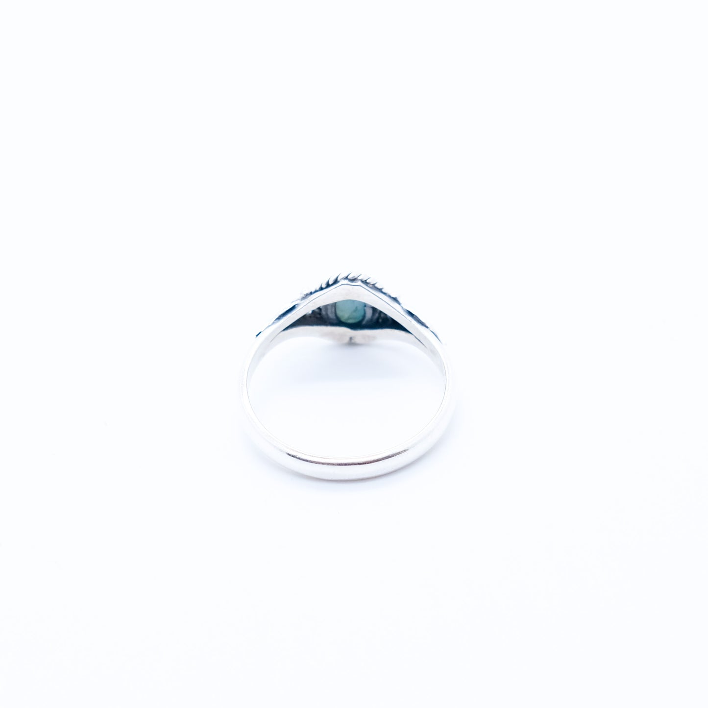 Anillo Maktub Larimar Natural Plata 930 Fairmined
