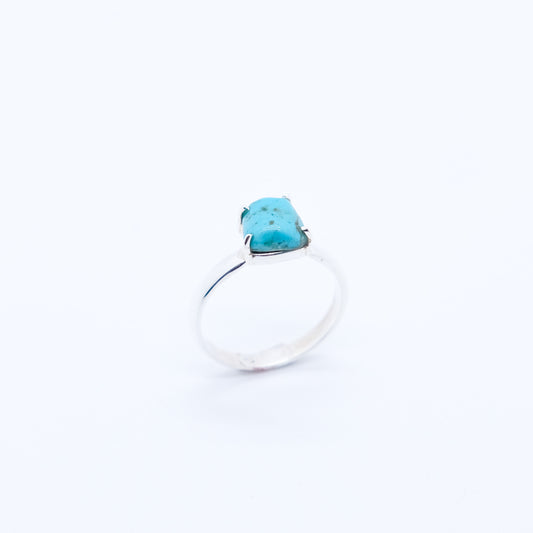 Anillo Turquesa Arizona Plata 925 Fairmined