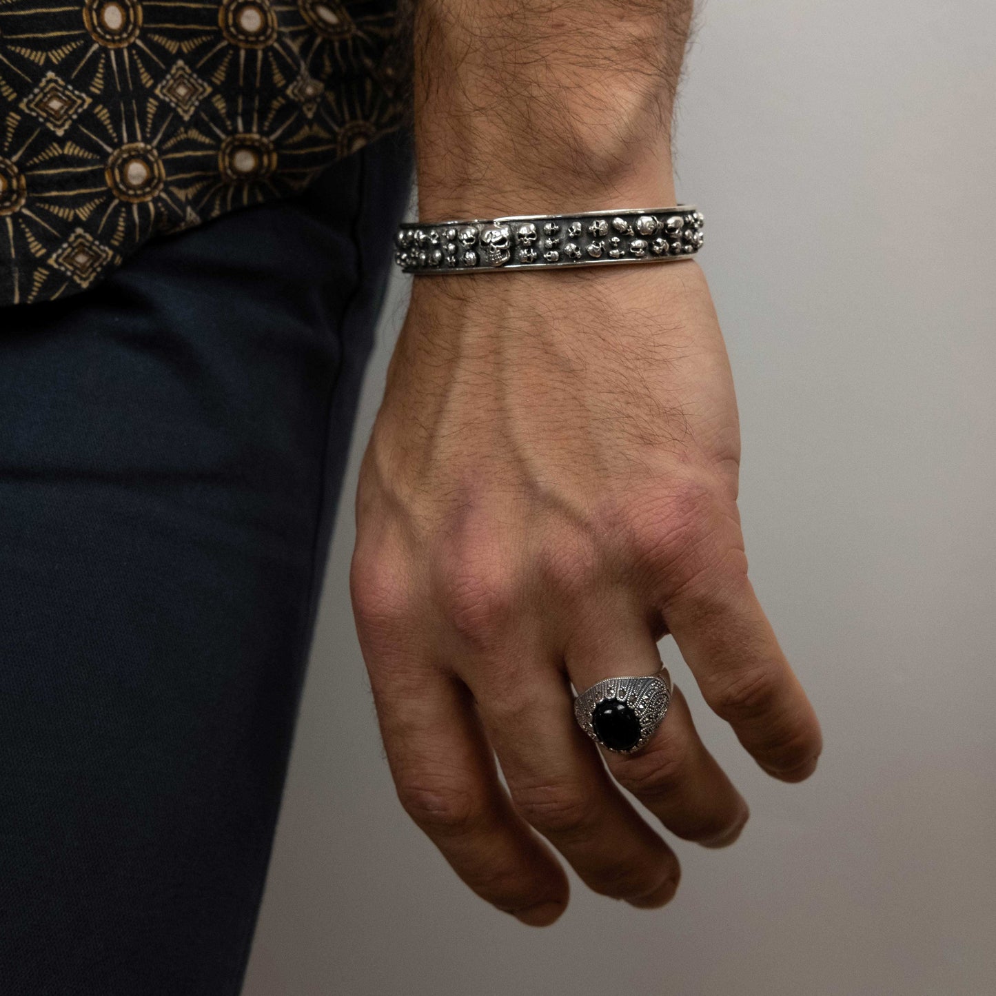 Pulsera Infierno - Plata Luz