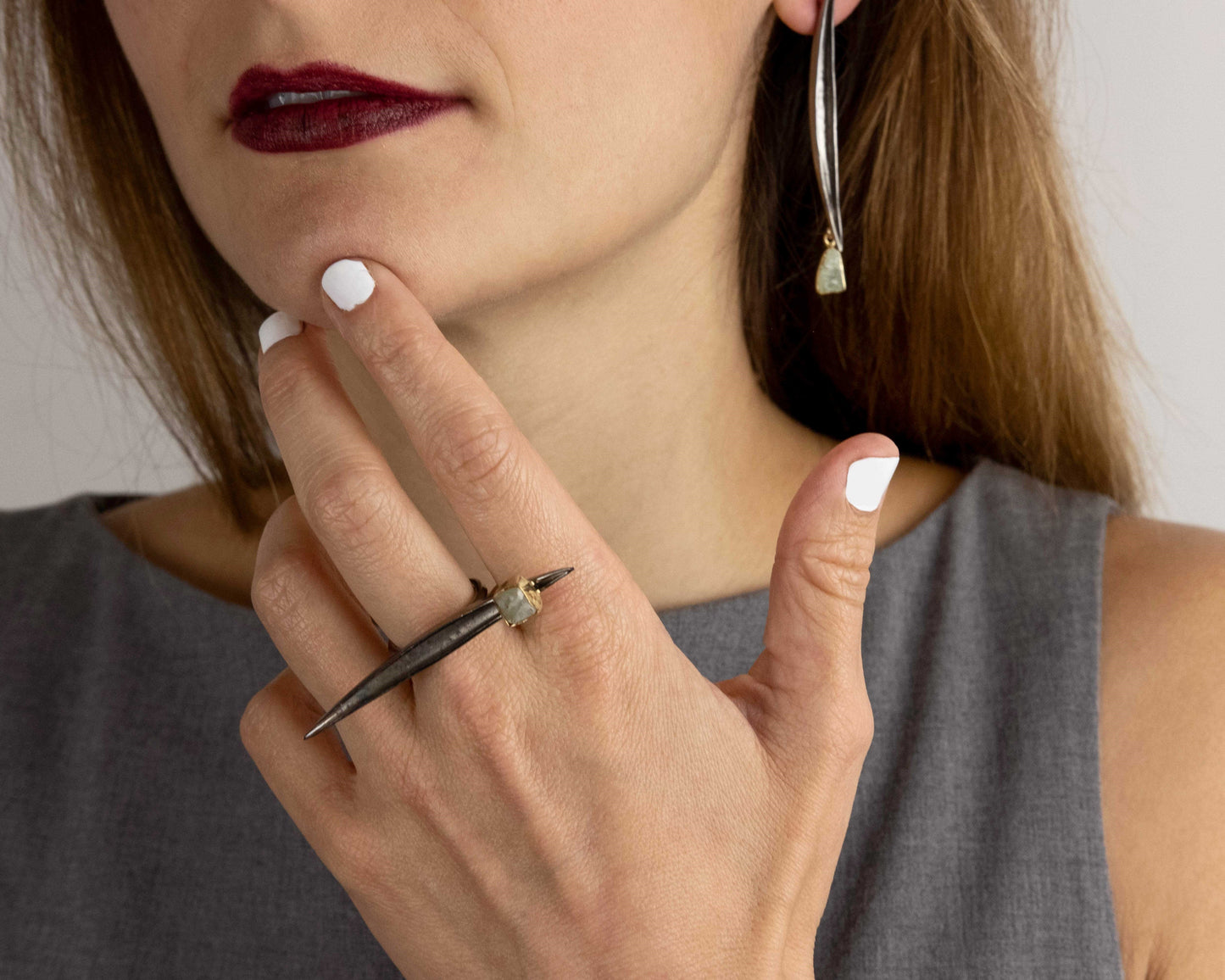 Anillo Venne T - Plata Luz