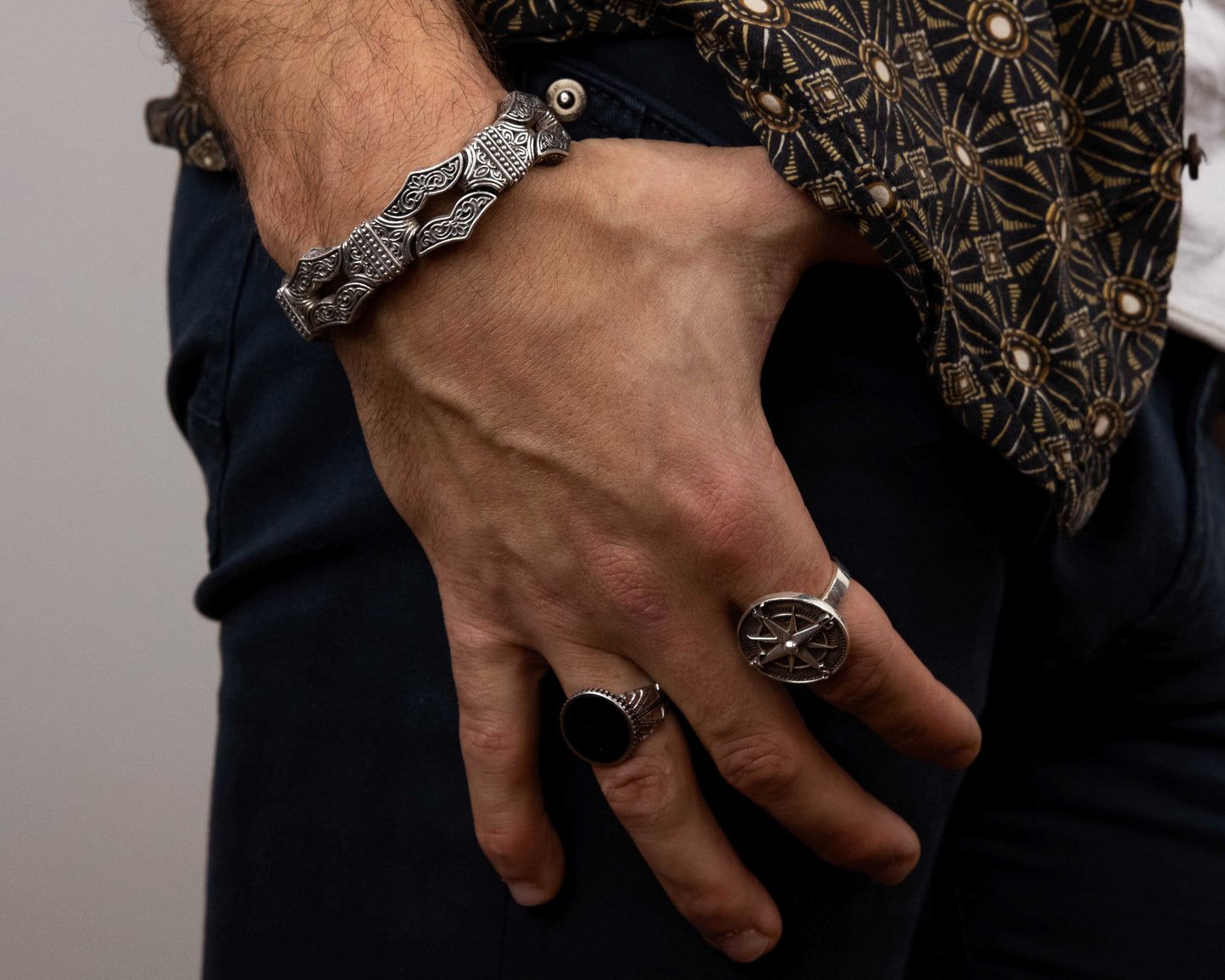 Anillo Noir - Plata Luz