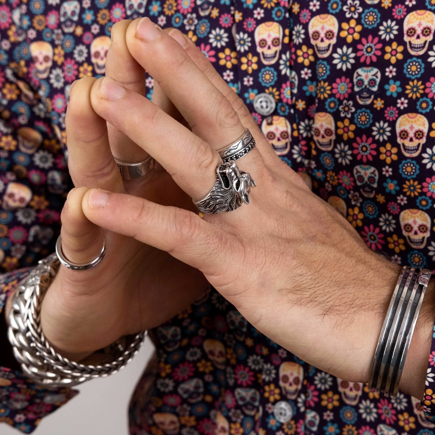 Pulsera Poseidón - Plata Luz