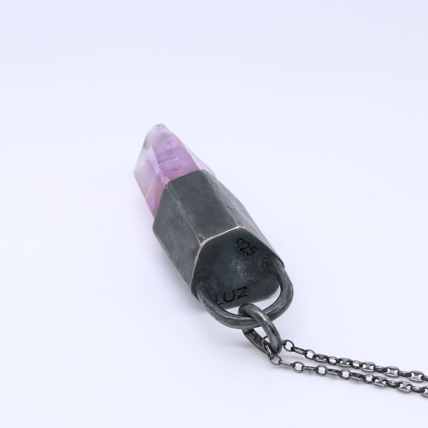 ic: 1 Plata luz joyas hombre colgante
