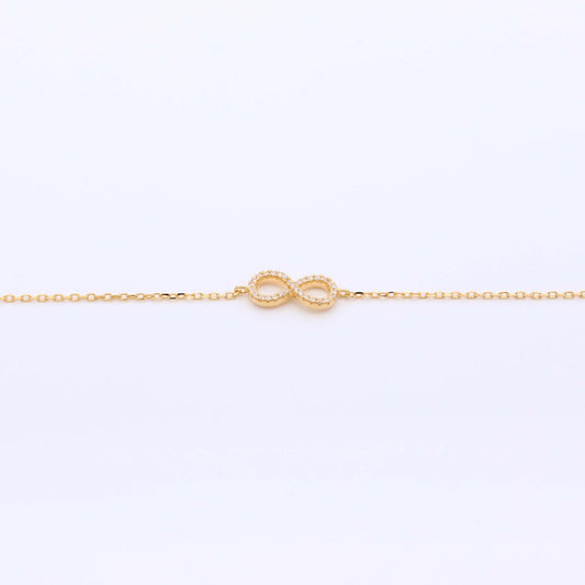Pulsera Infinito - Plata Luz