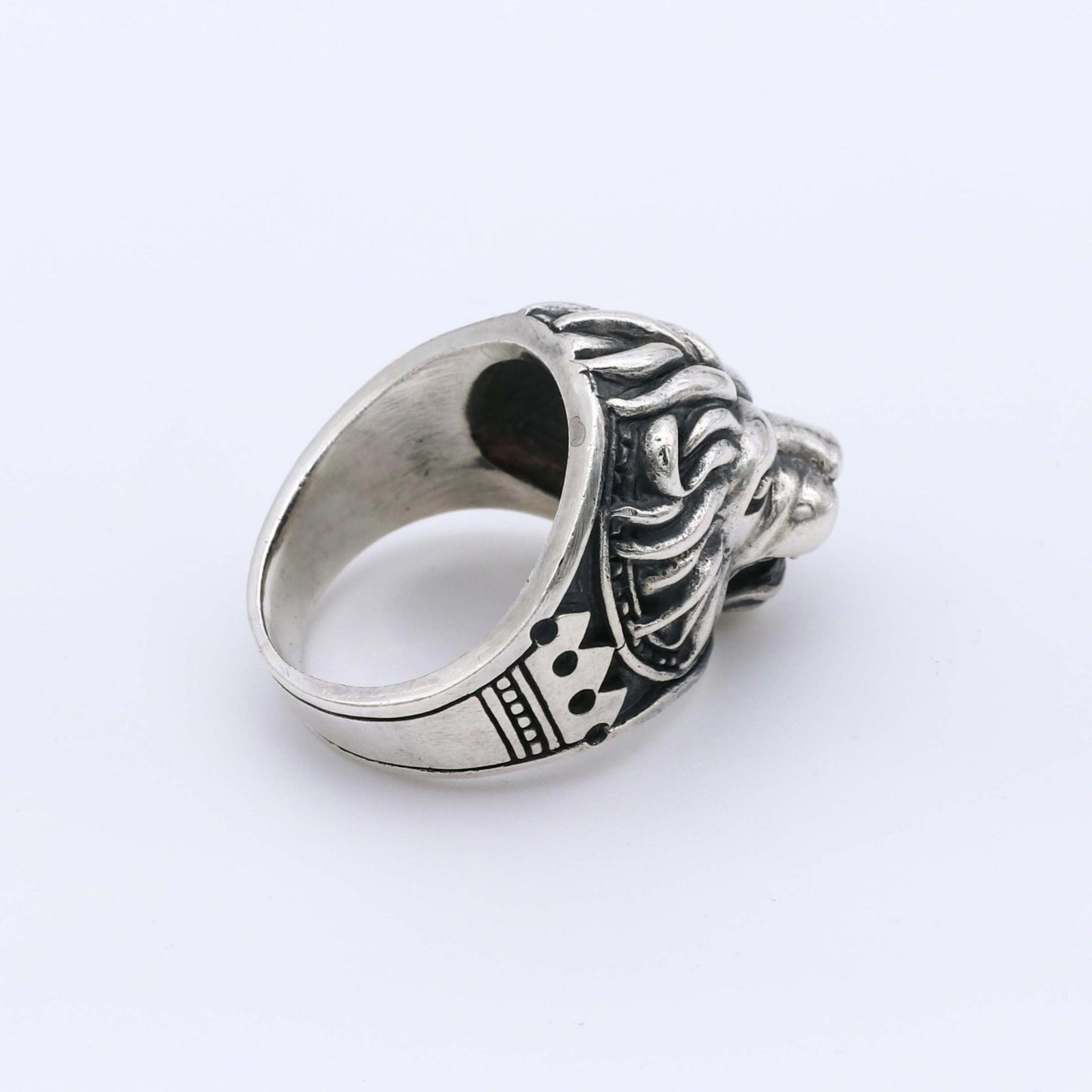 IC: ANILLO PLATA 925 LEON LEONIDAS 2
