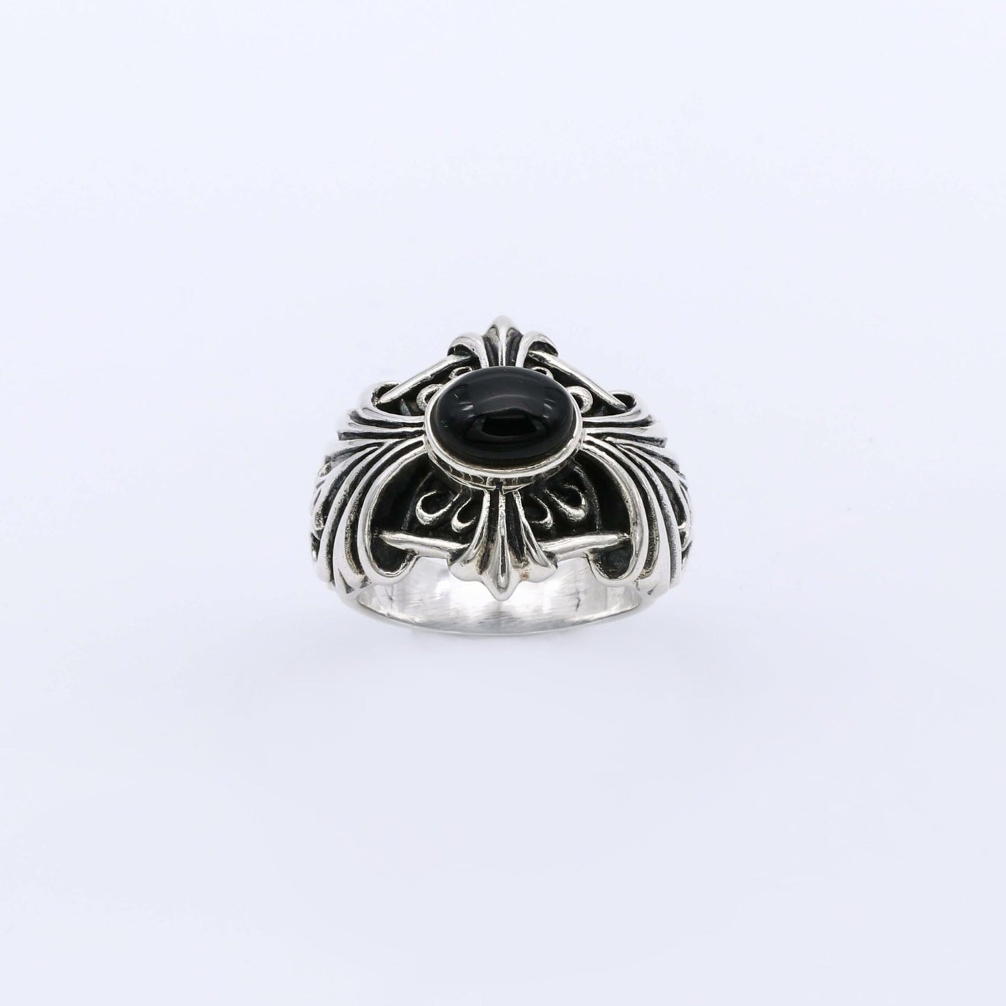 IC: ANILLO PLATA 925 ONIX NEGRO HOMBRE 4