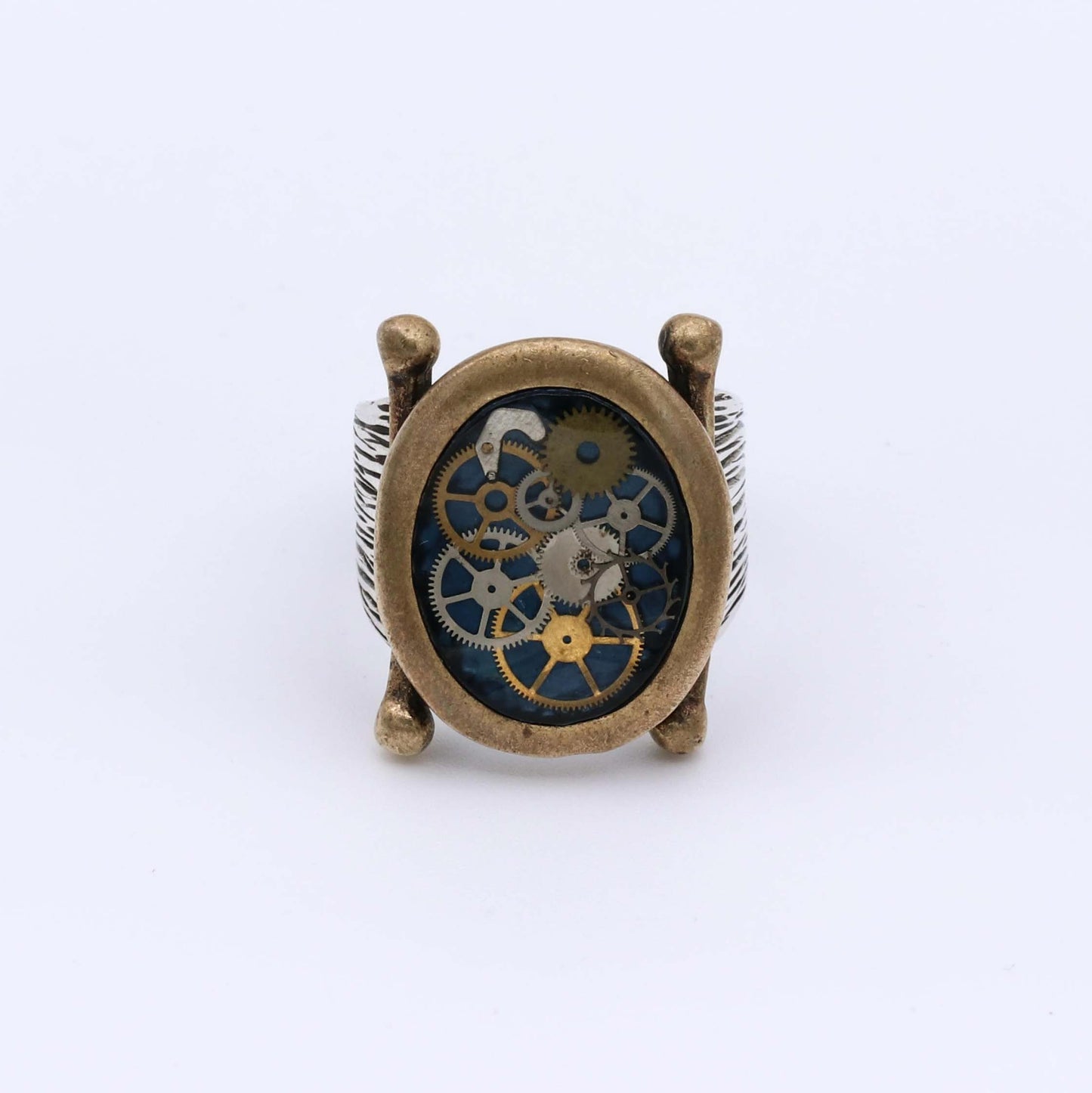 Anillo Reloj Spher - Plata Luz