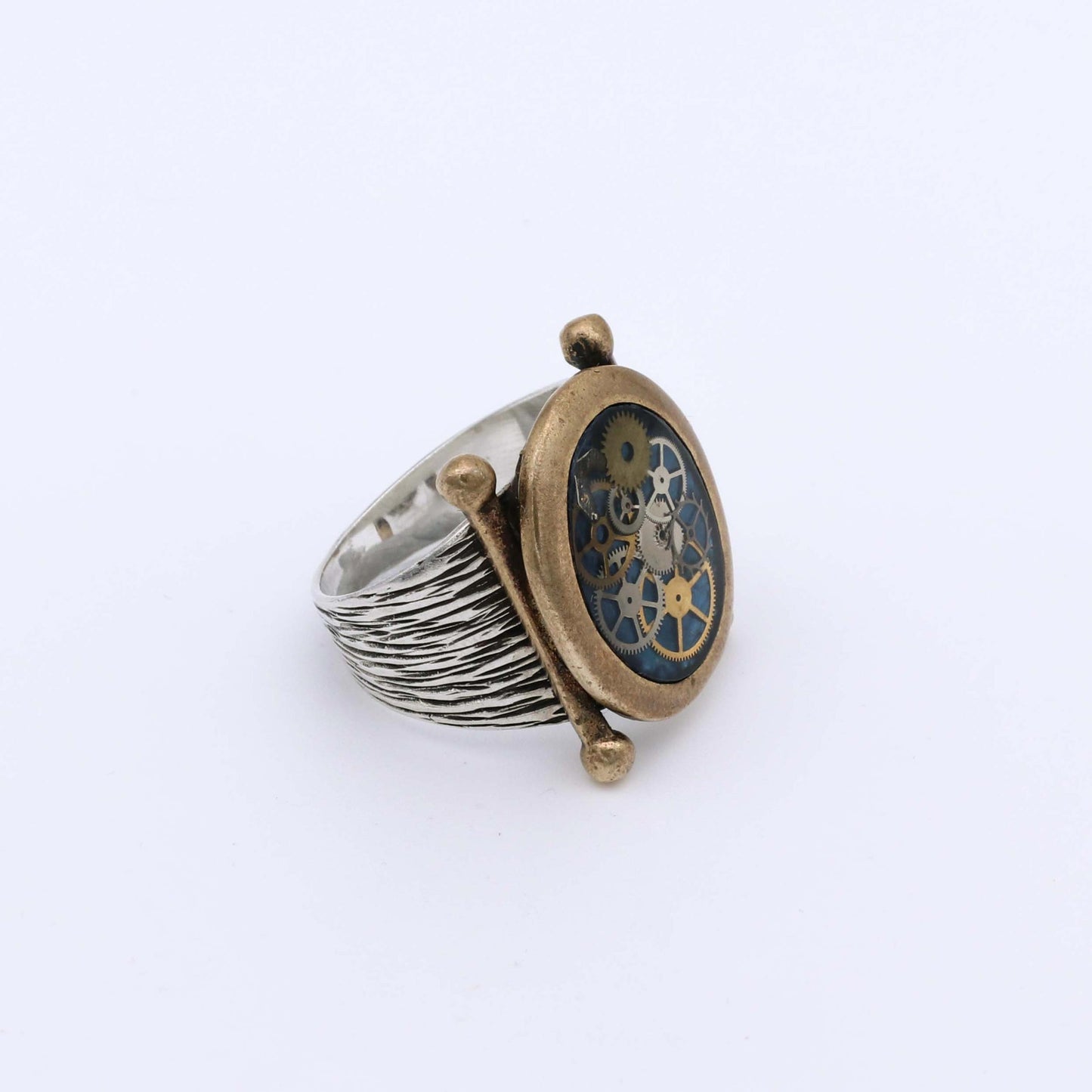 Anillo Reloj Spher - Plata Luz
