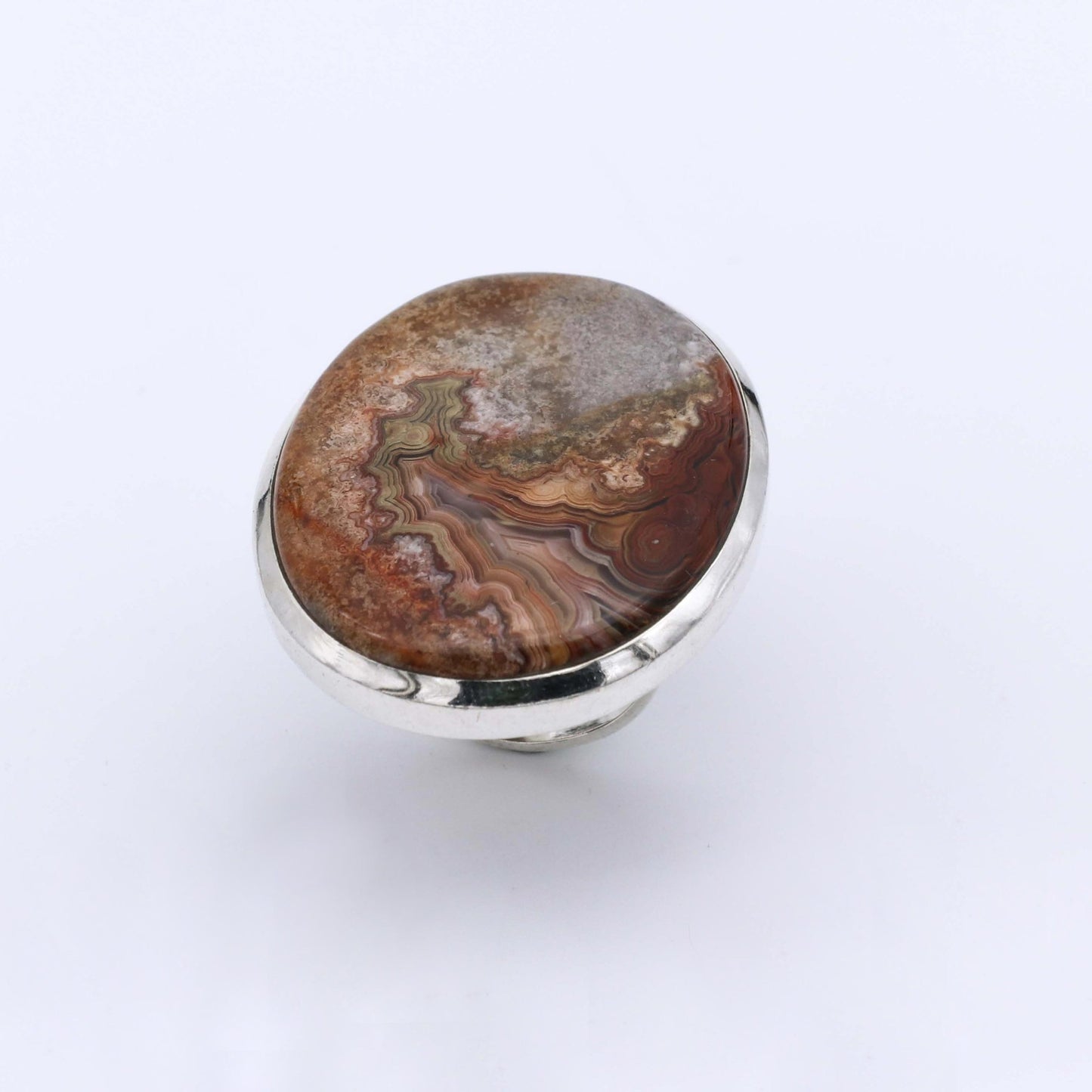 IC: ANILLO PLATA AGATA