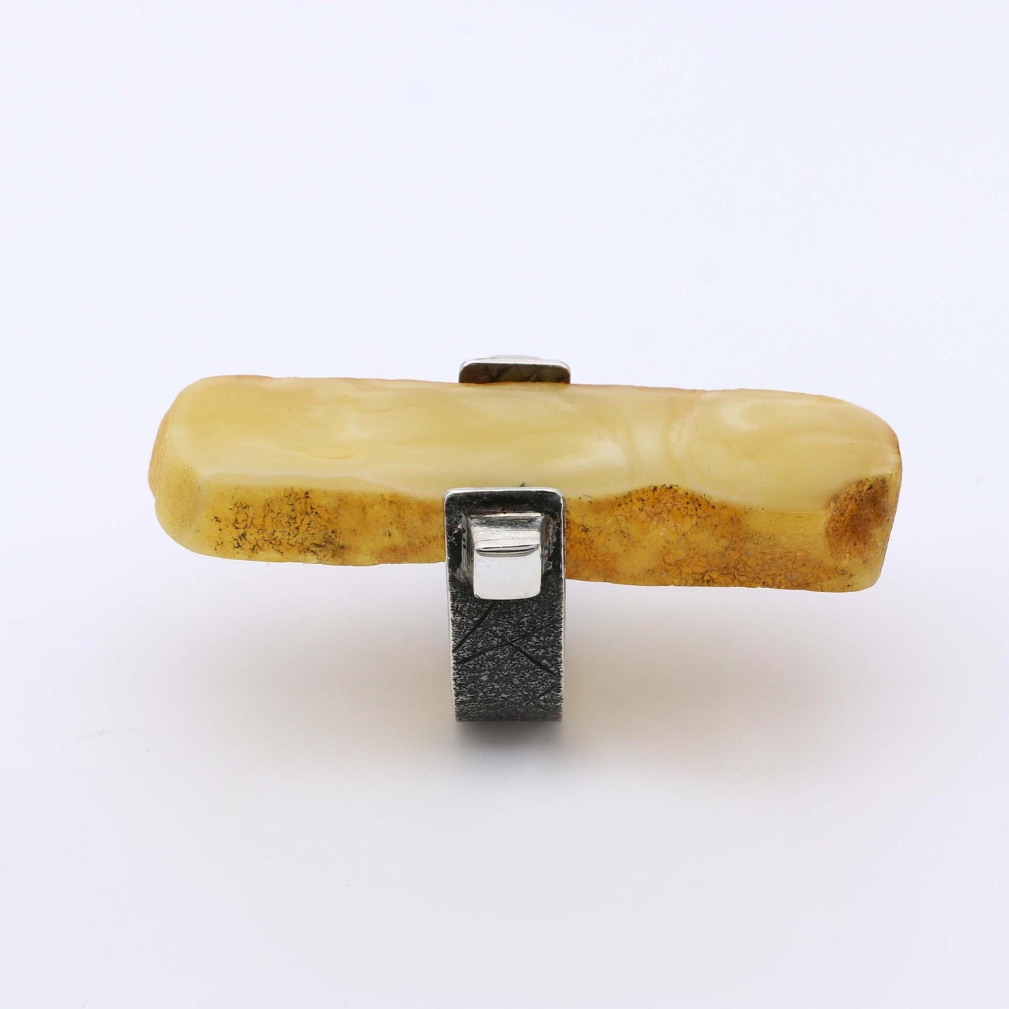IC: ANILLO PLATA AMBAR ARTESANIA 925 ESPAÑA
