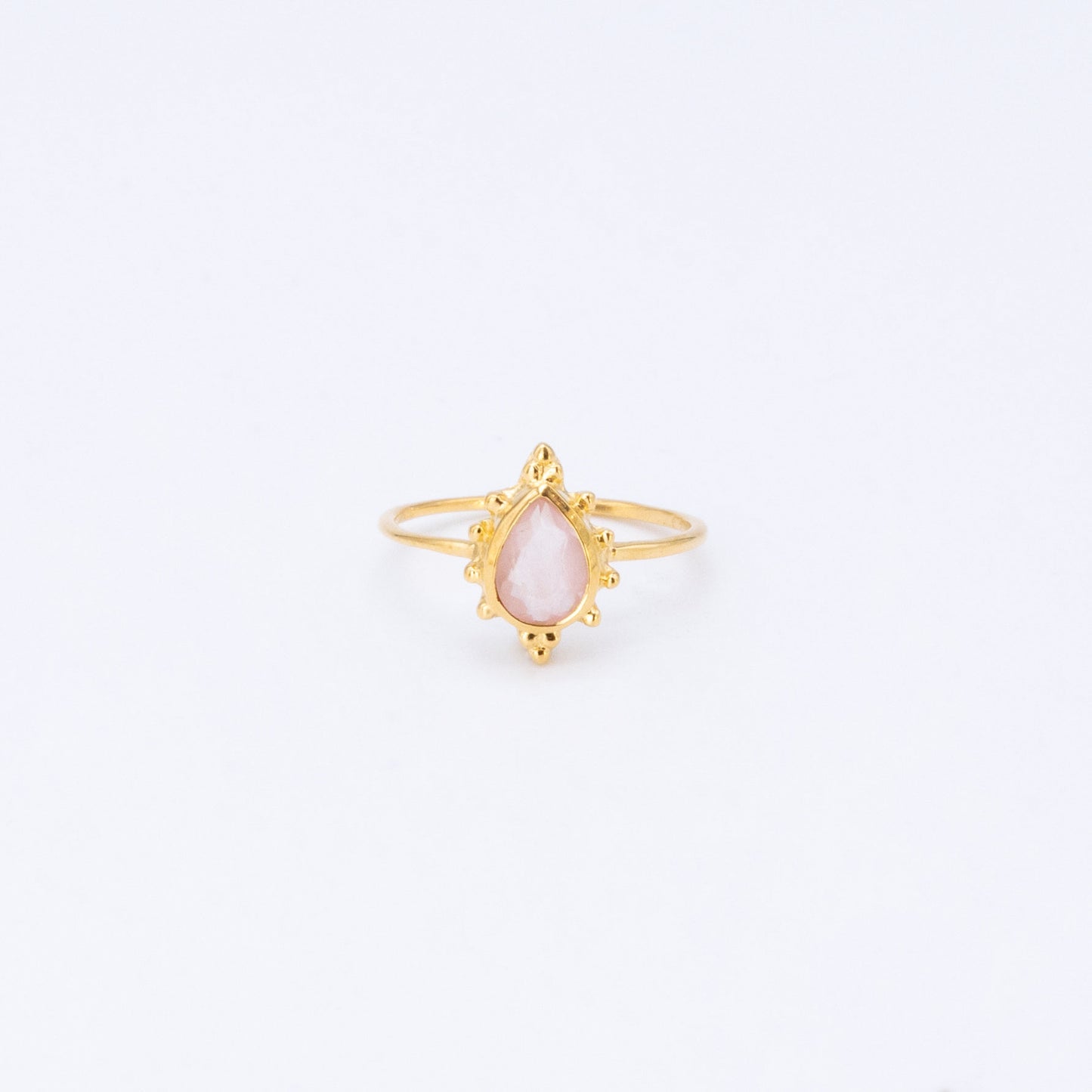 Anillo Kuelaun Corona Cuarzo Rosa