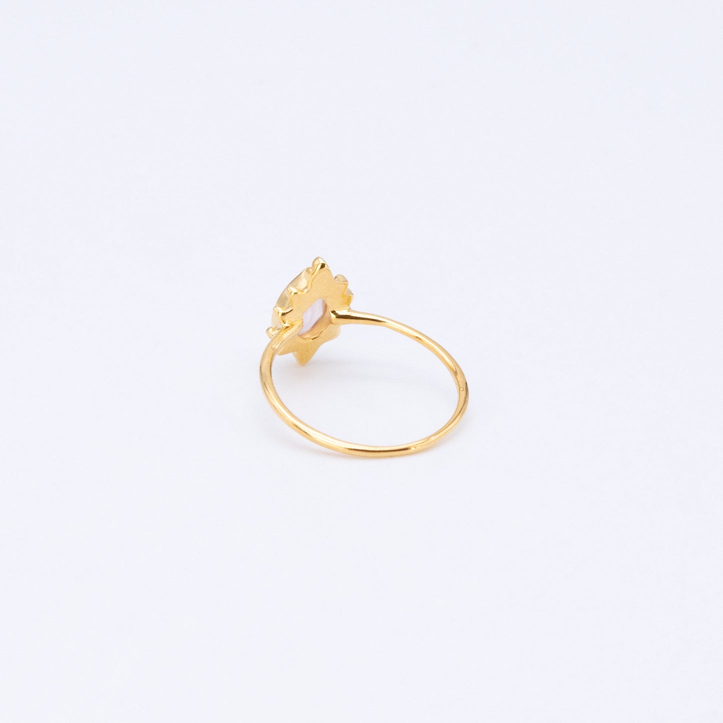 Anillo Kuelaun Corona Cuarzo Rosa