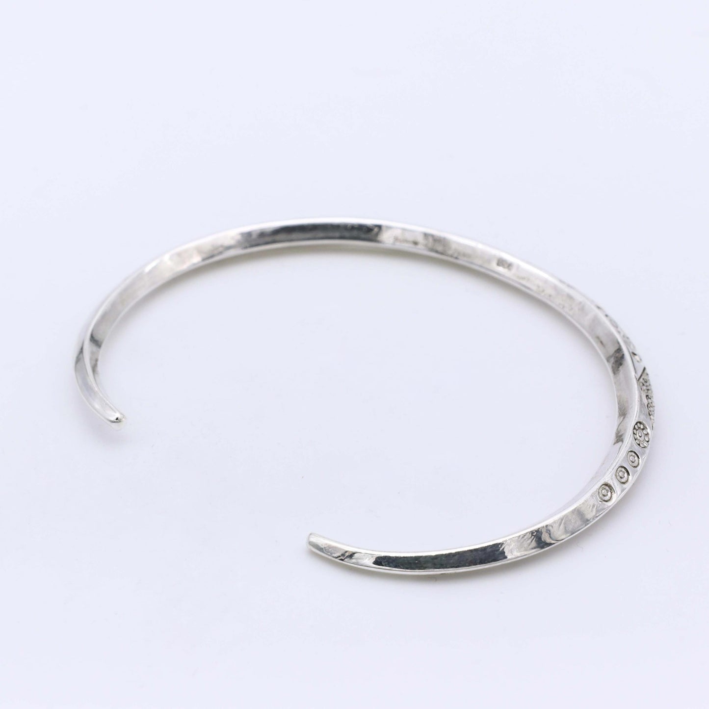 Pulsera Folk V - Plata Luz