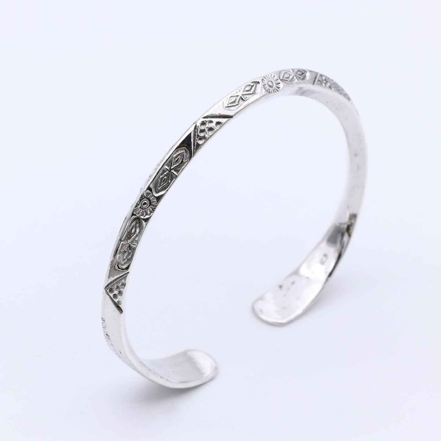 Pulsera Folk - Plata Luz