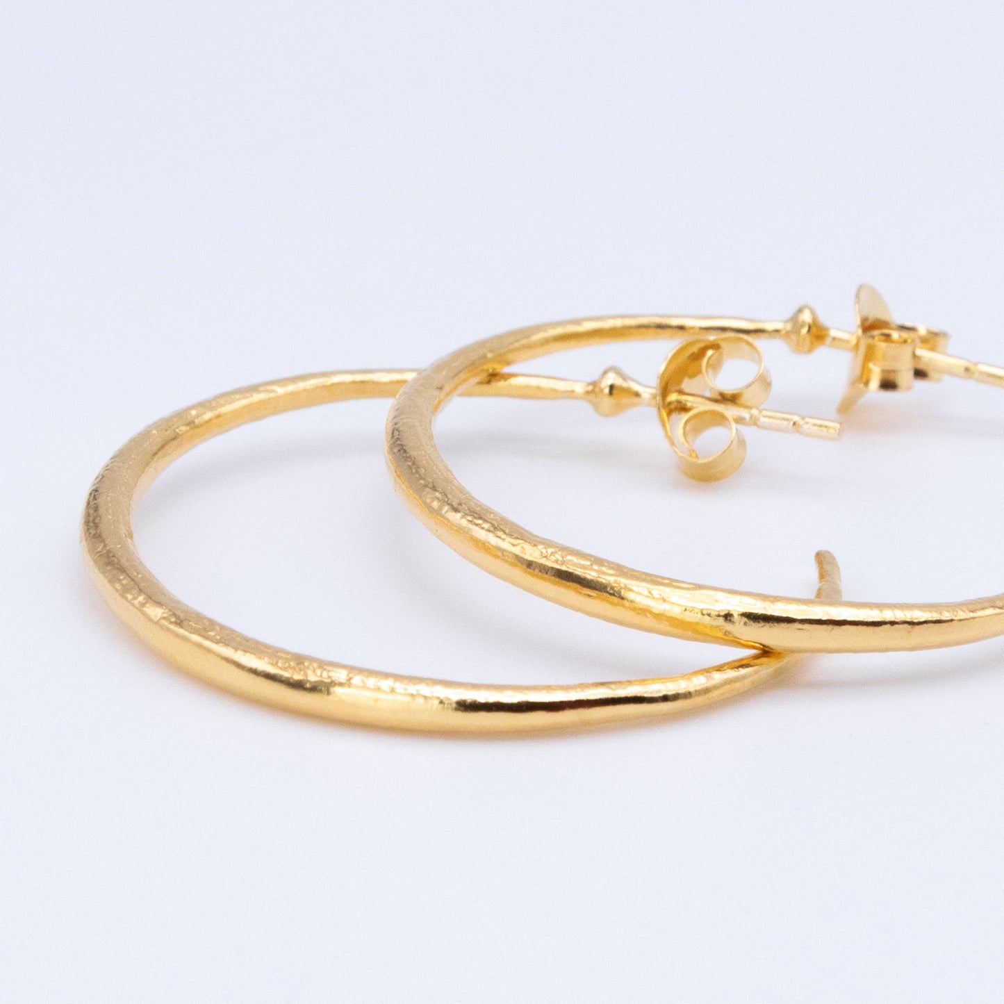 Pendiente Nokeu Aro Plata 925 Baño Oro 18K