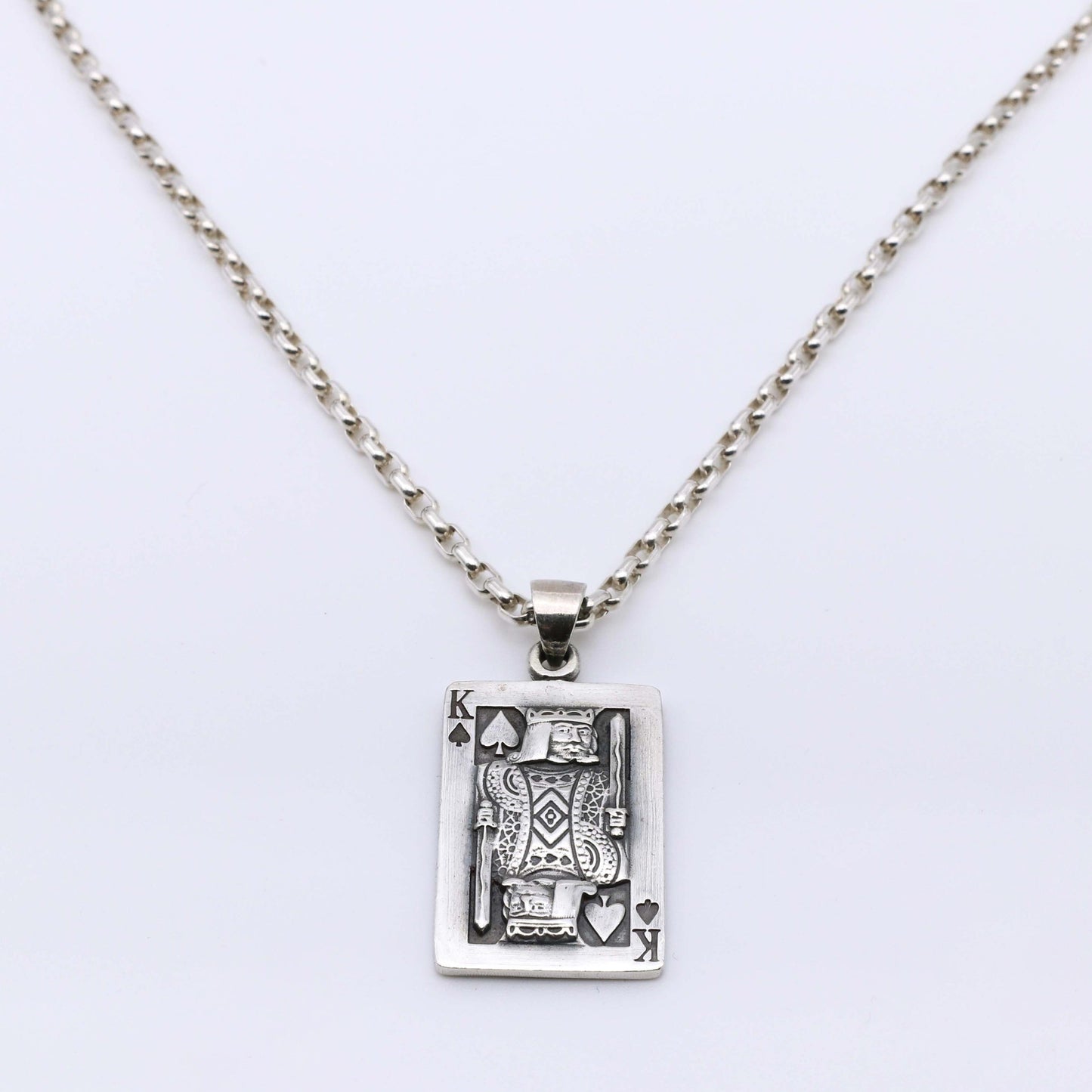 Colgante King - Plata Luz