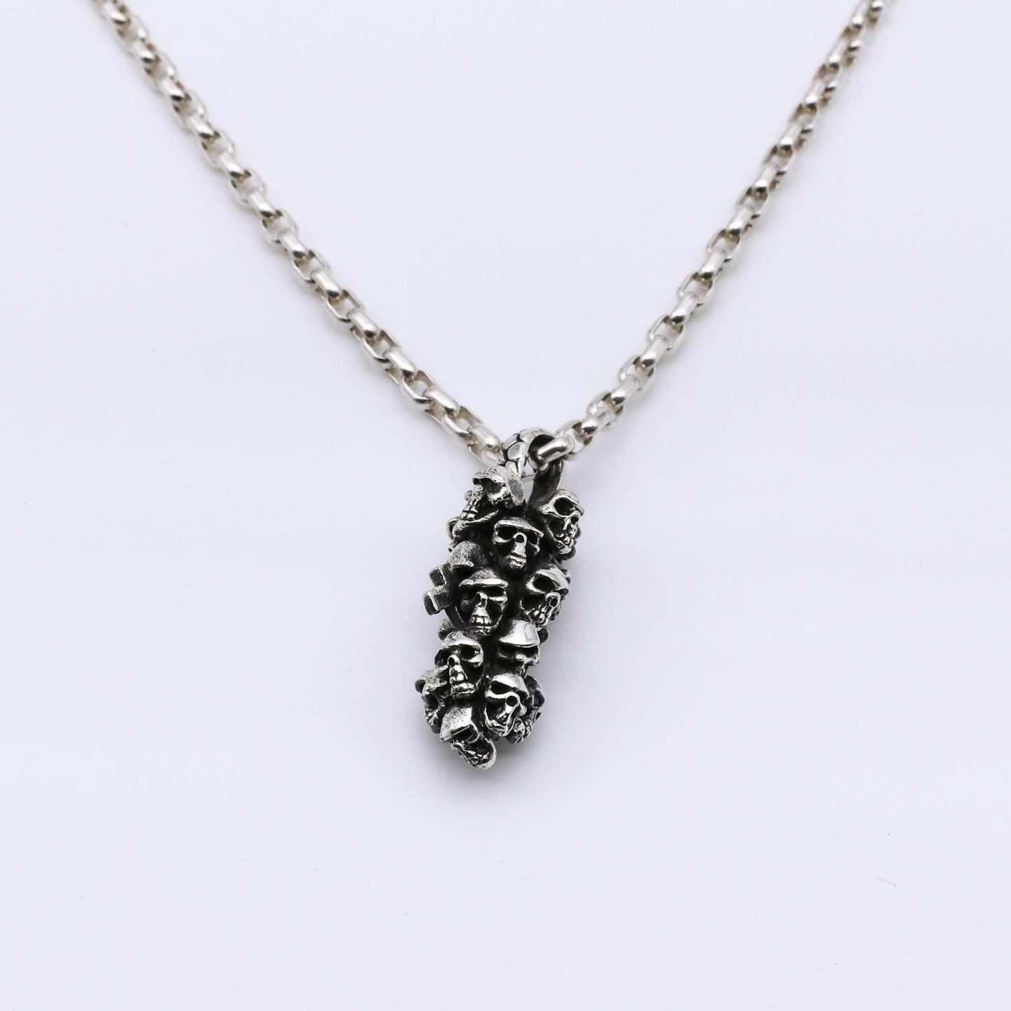 Colgante SKull - Plata Luz