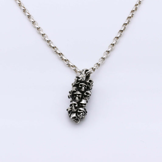 Colgante SKull - Plata Luz