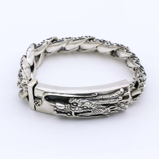Pulsera Gran Dragón - Plata Luz
