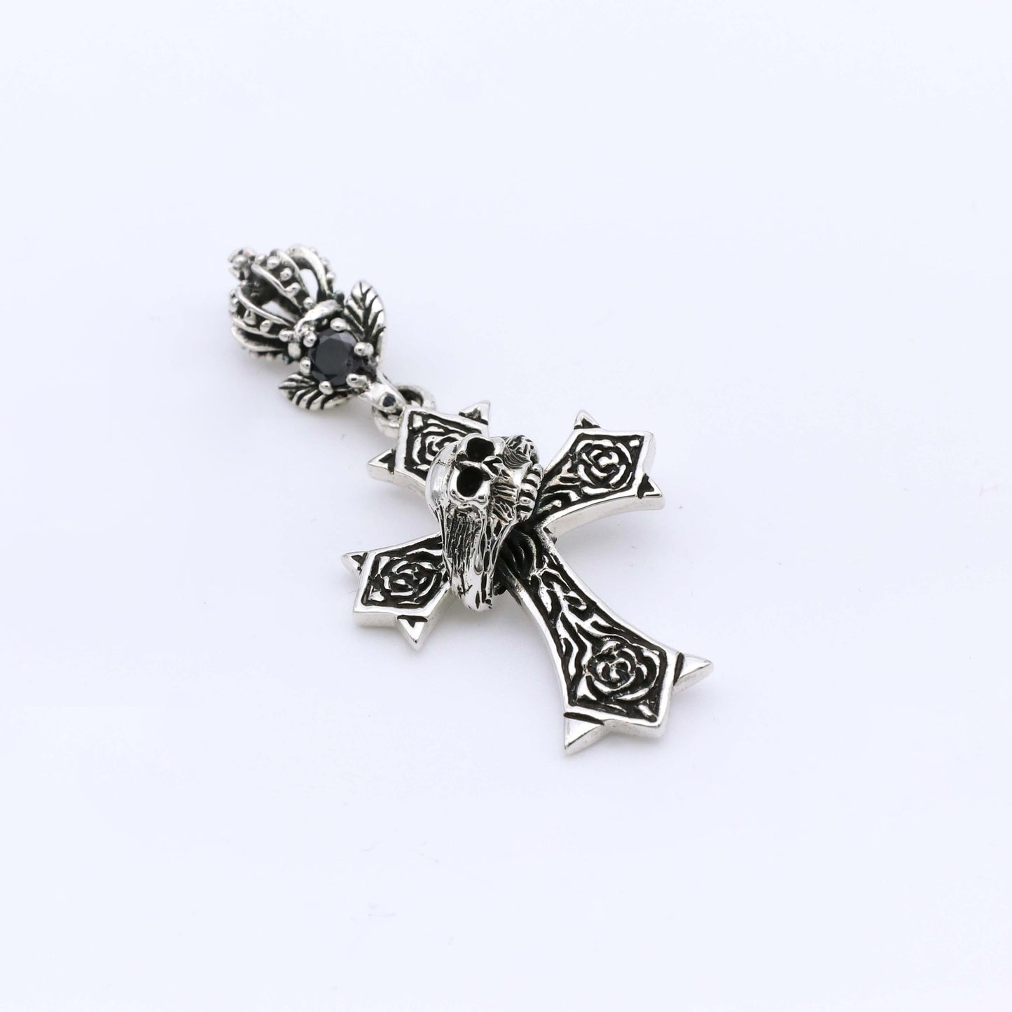 Colgante Cruz Dem - Plata Luz