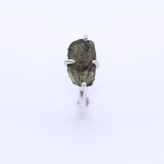 IC: ANILLO PLATA MOLDAVITA NATURAL 1