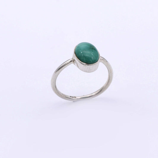 IC: ANILLO TURQUESA PLATA