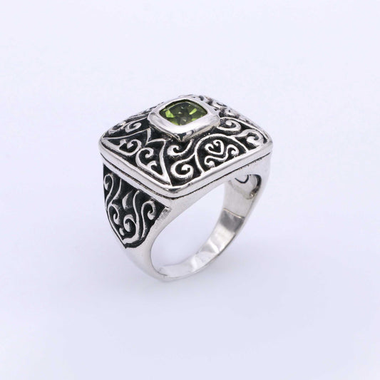 IC: ANILLO PLATA AMATISTA