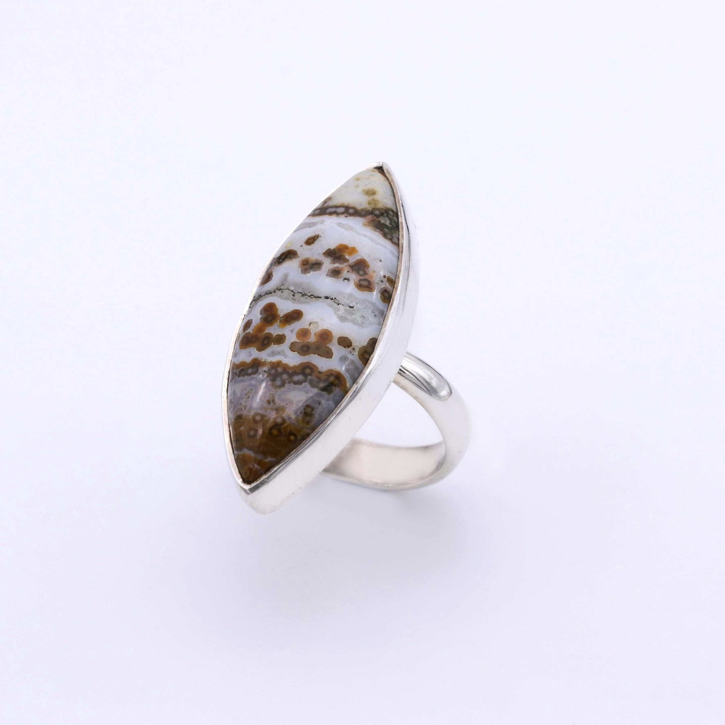 IC: ANILLO PLATA JASPER NATURAL