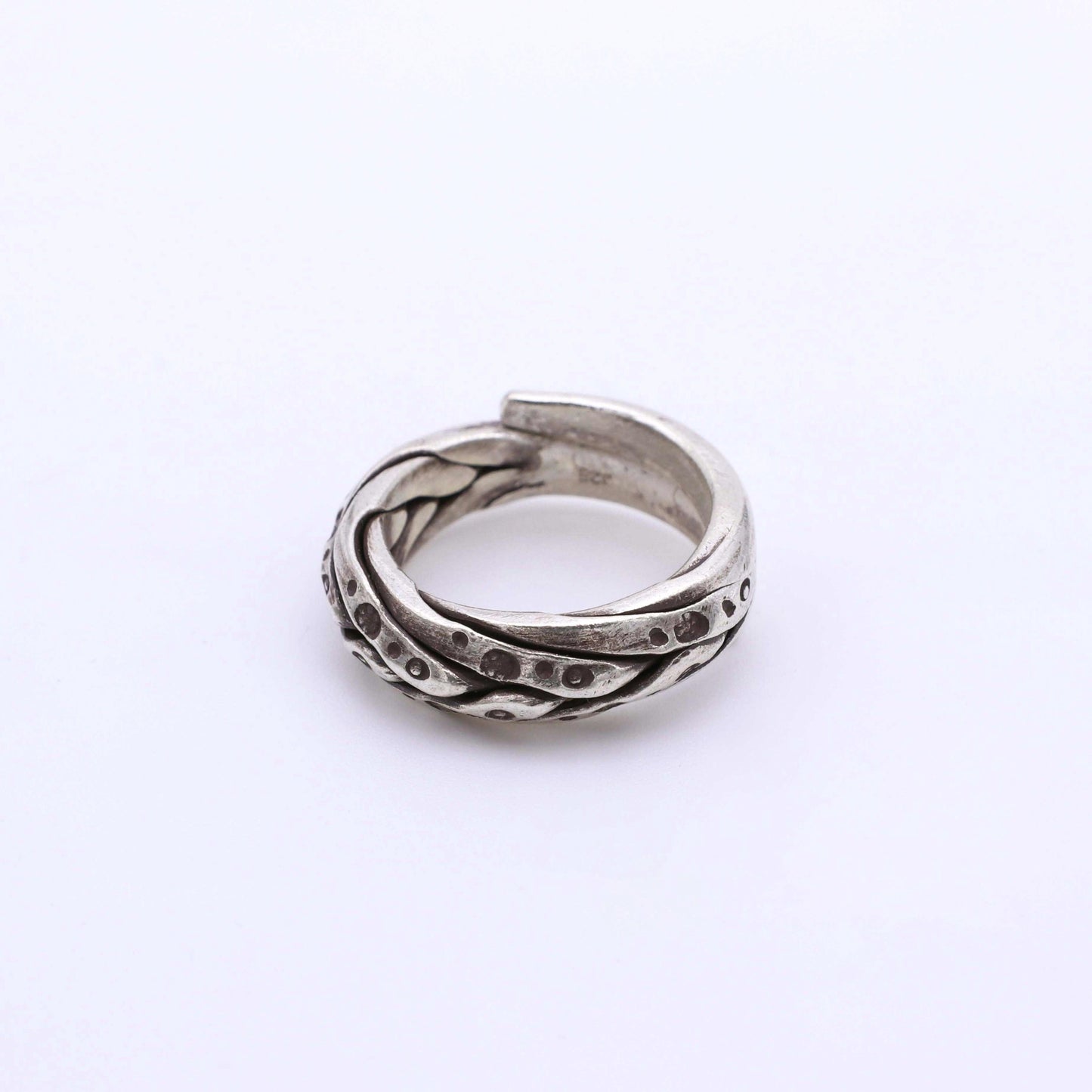 IC: ANILLO PLATA 925 HOMBRE AJUSTABLE