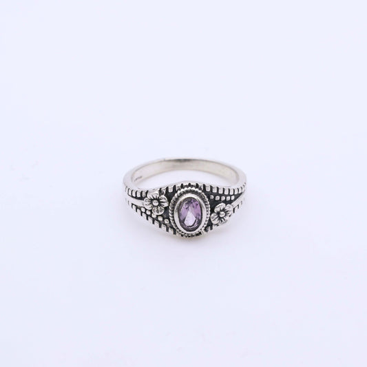 IC: ANILLO PLATA AMATISTA GARDO